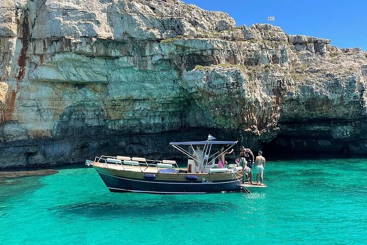 Visite de groupe de 3 heures en bateau aux grottes de Santa Maria di Leuca