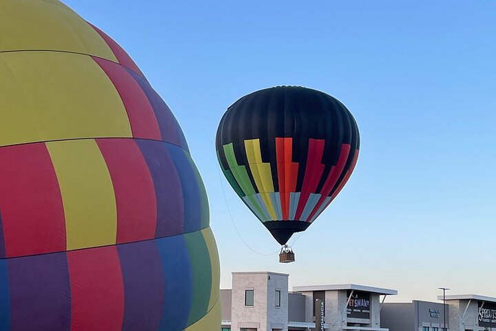 Albuquerque luftballongturer vid soluppgången