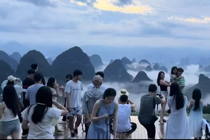 1-tägige Tour von Guilin-LiRiver Kreuzfahrt-Yangshuo Xianggong Hügel