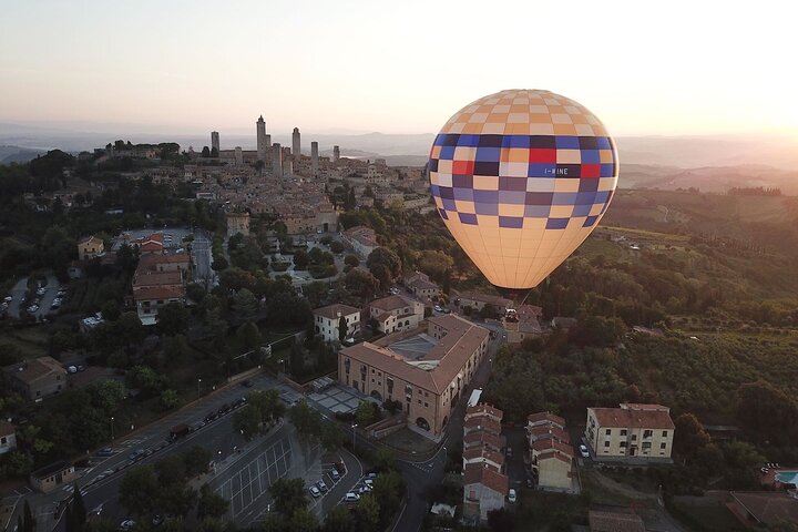 Luchtballonvlucht Toscane boven Chianti en Siena