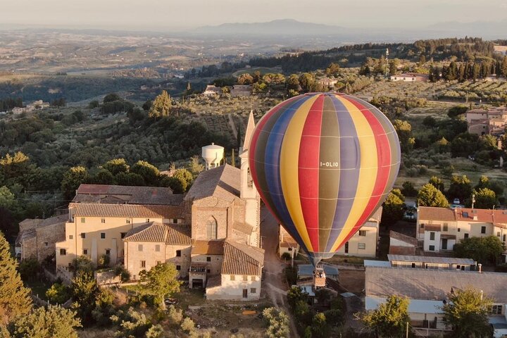 Luchtballonvlucht Toscane boven Chianti en Siena