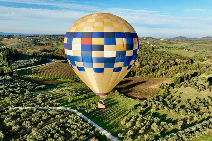 Luchtballonvlucht Toscane boven Chianti en Siena