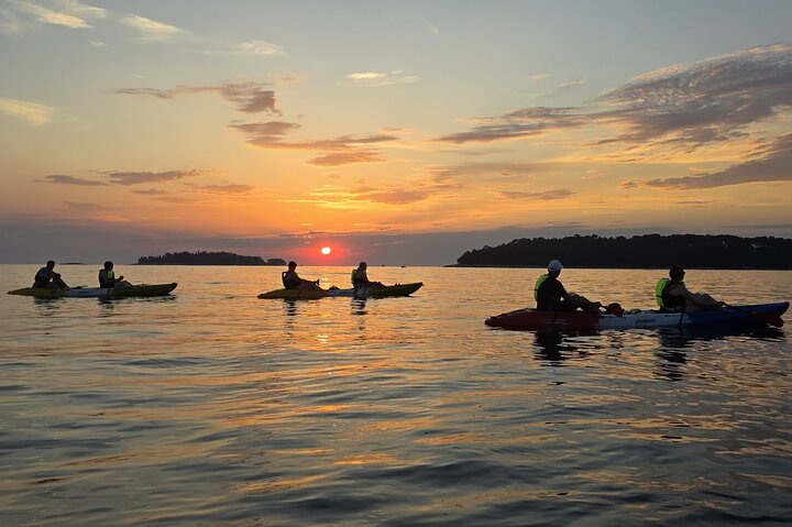 Rovinj fantastisk kajak tur-fri drikke & snorkling & spring & billeder