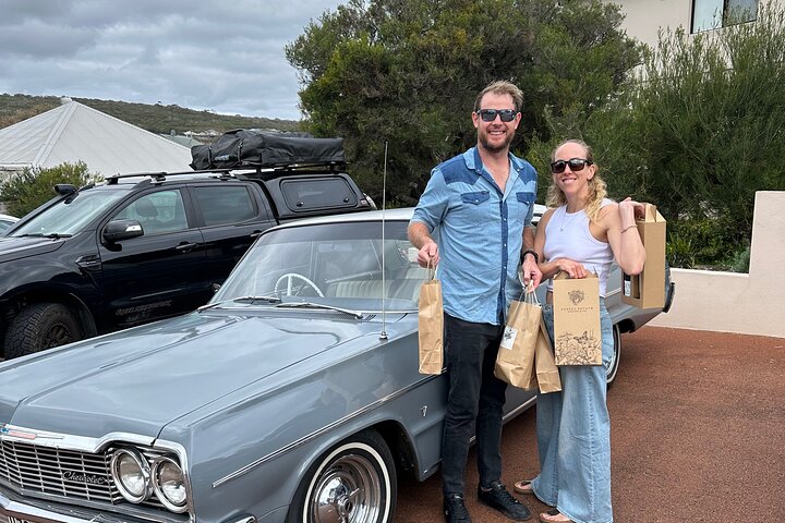 Visite des vignobles privés de Margaret River en voiture classique Chevy Belair