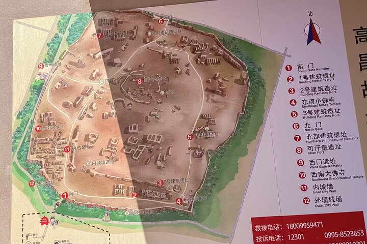Excursion privée d'une journée à Turpan au départ d'Urumqi, y compris les grottes de Bezklik