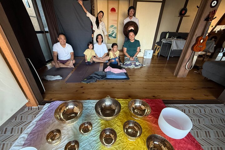 Bagno sonoro privato Meditazione in casa con vista sull'oceano e Beppu onsen