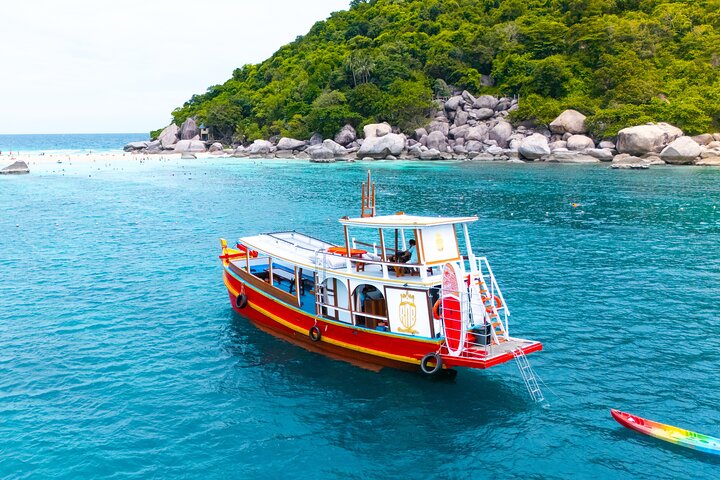 Ko Tao: Vintage båd - lille gruppe snorkling dagstur med måltider