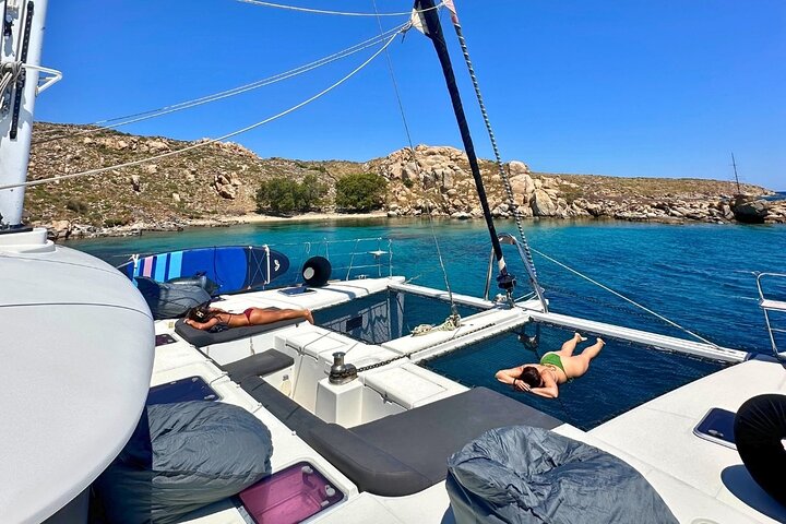 Mykonos Delos Rhenia Tägliche Kreuzfahrt mit Grill, Getränken und Transfer