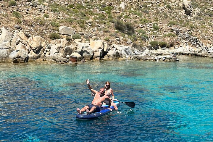 Mykonos Delos Rhenia Tägliche Kreuzfahrt mit Grill, Getränken und Transfer