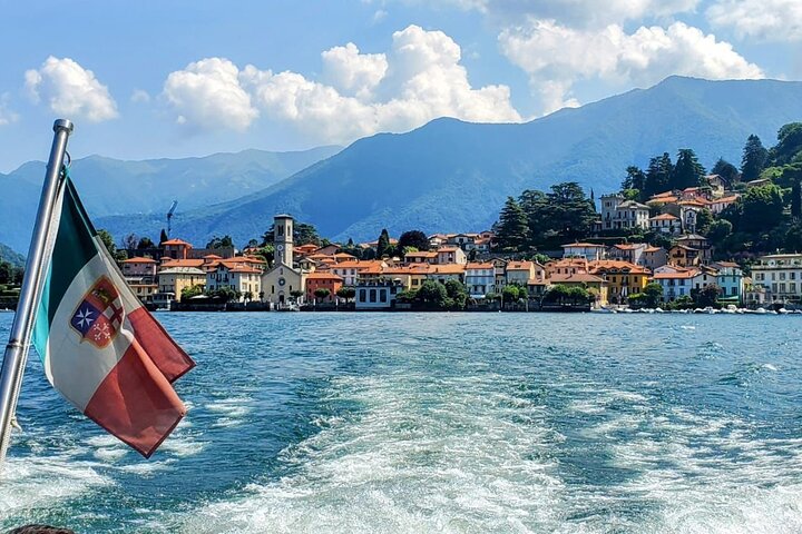 Lago Como & Lugano para grupos pequeños : 2 países en 1 día, Crucero en barco