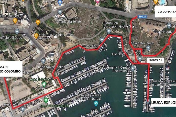 Visite de groupe de 3 heures en bateau aux grottes de Santa Maria di Leuca