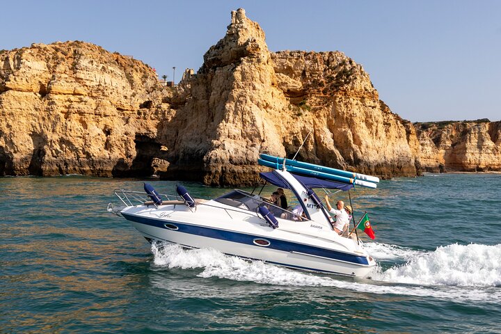 Luksus privat båt til Ponta de Piedade + paddleboarding