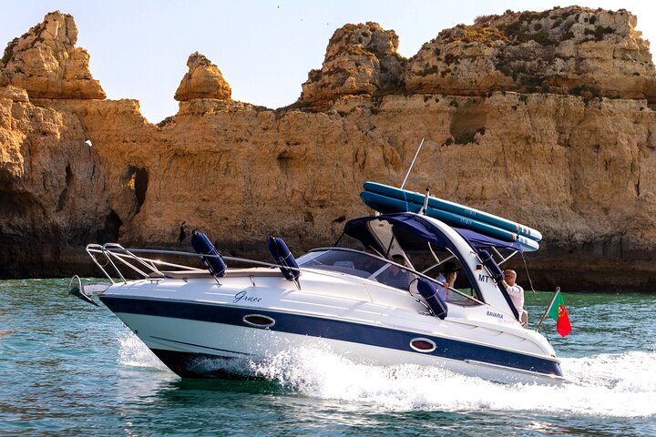 Luksus privat båt til Ponta de Piedade + paddleboarding