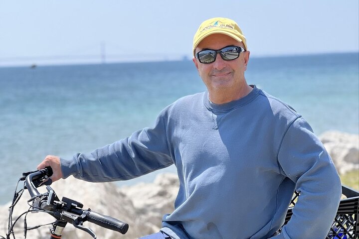 Geführte Fahrradtour von Mackinac Island mit malerischem Blick