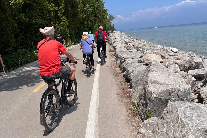 Geführte Fahrradtour von Mackinac Island mit malerischem Blick