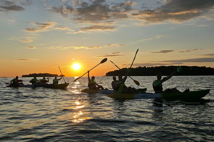 Rovinj fantastisk kajak tur-fri drikke & snorkling & spring & billeder