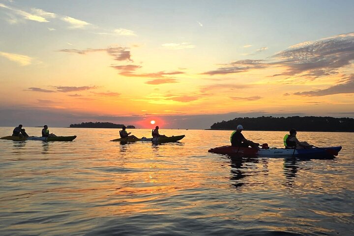 Rovinj fantastisk kajak tur-fri drikke & snorkling & spring & billeder