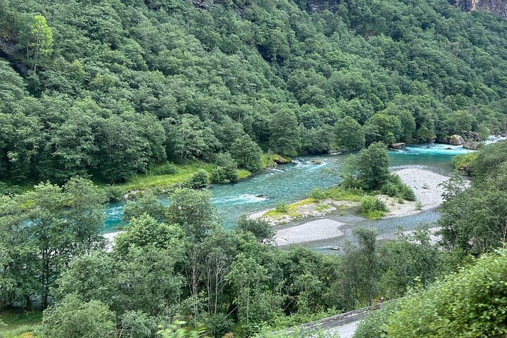 Visite guidée de Viking Village, croisière Nærøyfjorden & Flåm Railway