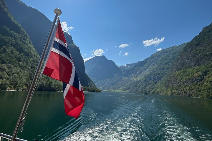 Visite guidée de Viking Village, croisière Nærøyfjorden & Flåm Railway