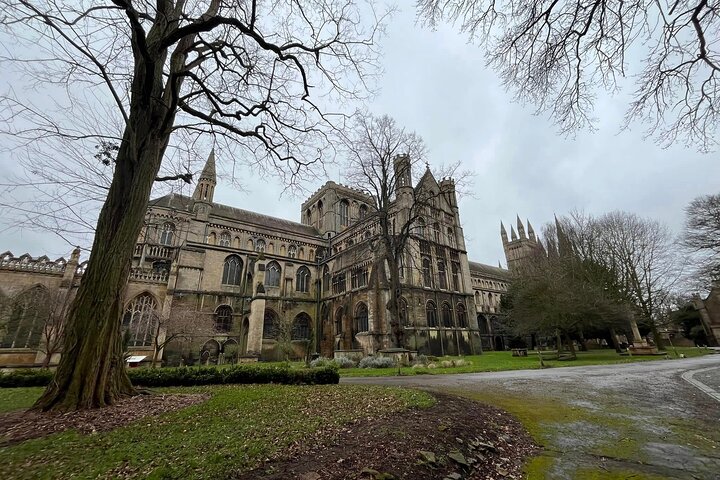 Peterborough Cathedral en de oude stad Privéwandeling