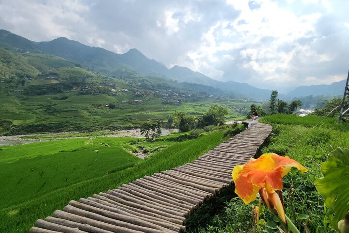 Sapa No-Trek Eco Tour : Valle de Muong Hoa & Ta Van, Spa a pie, Café