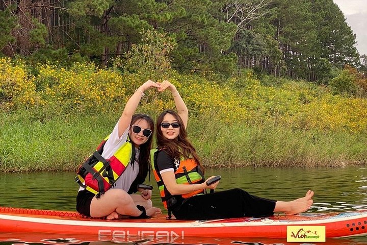 Dalat: Trekking Pinhatt & Sup / Kayaking Tour em Tuyen Lam Lake