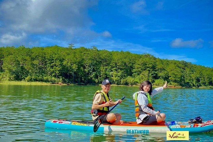 Dalat: Trekking Pinhatt & Sup / Kayaking Tour em Tuyen Lam Lake