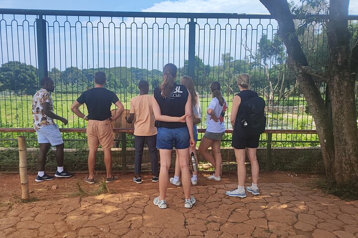 Tour a piedi del giardino botanico privato nella città di Entebbe