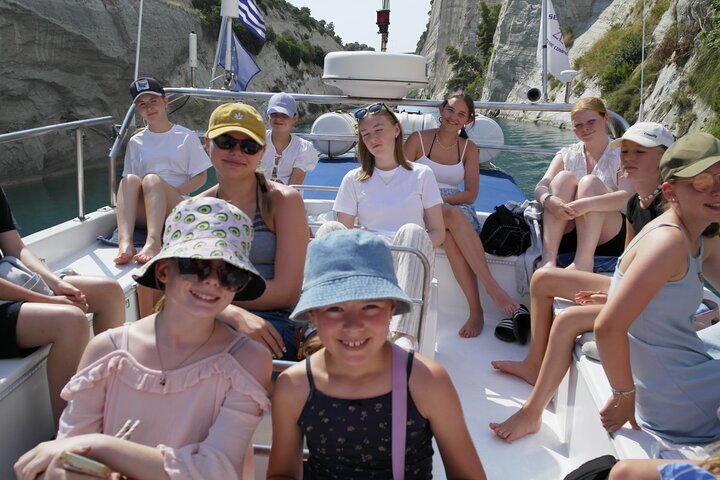 Corinth Canal & Sarronic Gulf GlassCroisière au fond : 4h Natation & Buffet