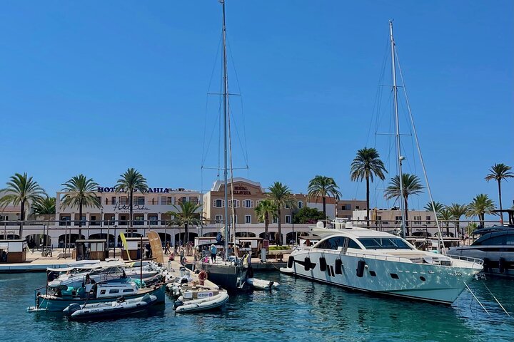 Ibiza til Formentera Cruise med snorkling, paella og åben bar