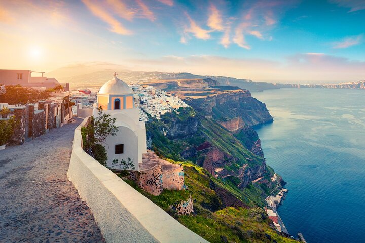 Coucher de soleil à Santorin - Visite des vues les plus époustouflantes de l'île