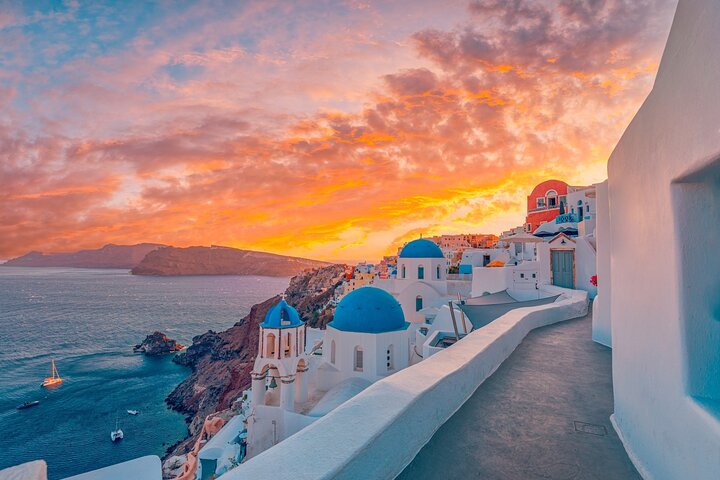 Coucher de soleil à Santorin - Visite des vues les plus époustouflantes de l'île