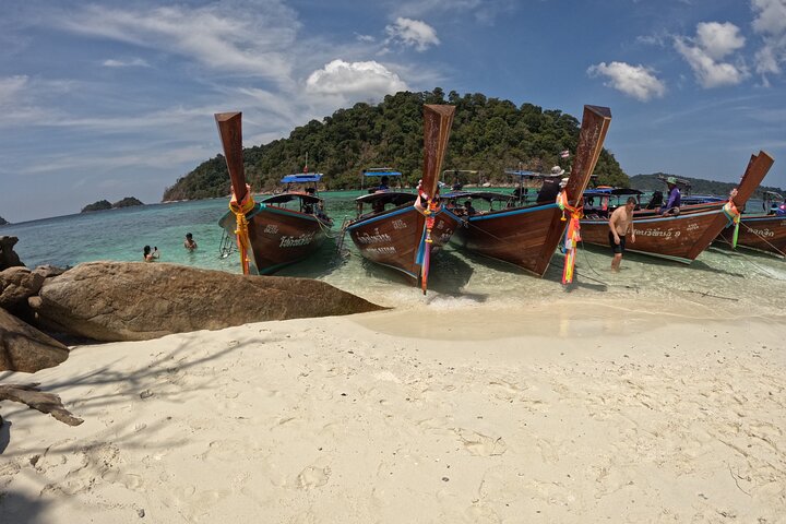 Snorkeling Program AB with longtail boat