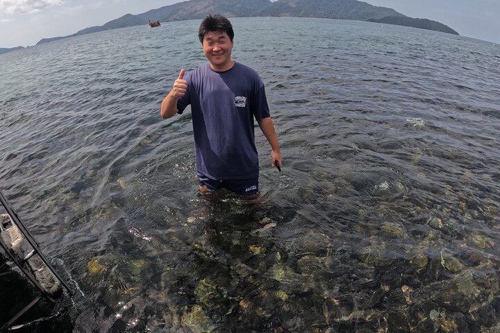 Snorkeling Program AB with longtail boat