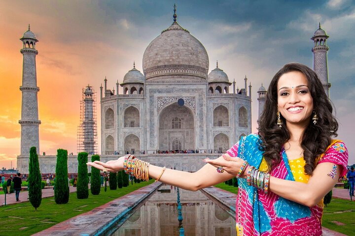 2-dagers Golden Triangle Tour – Agra og Jaipur fra Delhi