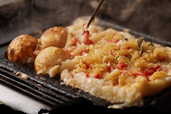 Osaka Street Food Tour: 18 Gerichte & 3 Getränke in 4 Lokalen