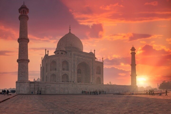 Excursion privée au lever du soleil Taj Mahal et Agra au départ de Delhi