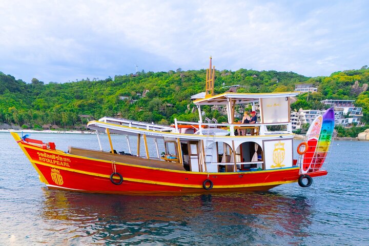 Ko Tao: Vintage båd - lille gruppe snorkling dagstur med måltider