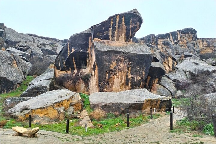 Gobustan, Mud Volcanoes, Fire Temple, Fire Mountain Private Tour