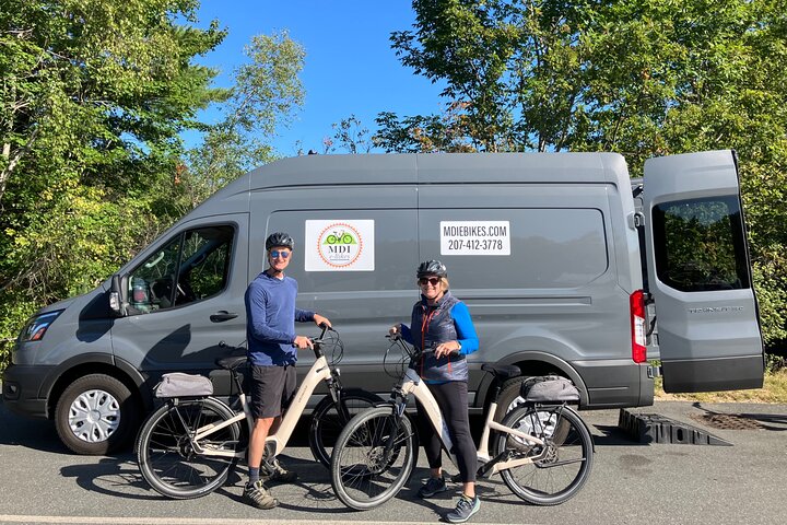 Alquiler de bicicletas eléctricas especializadas Premium del Parque Nacional de Acadia