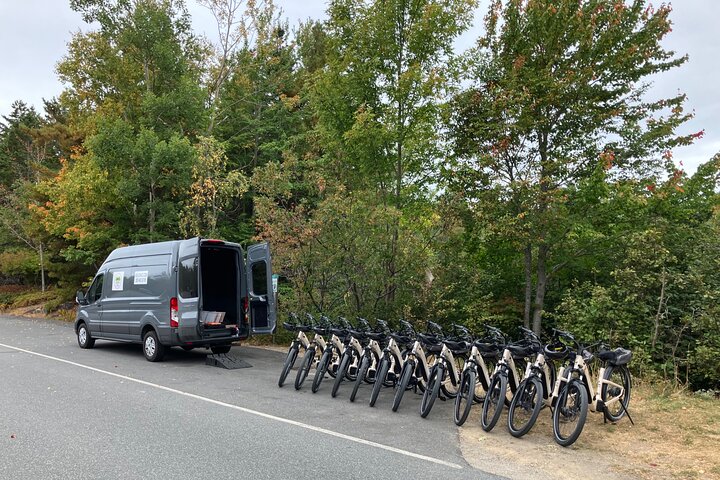 Alquiler de bicicletas eléctricas especializadas Premium del Parque Nacional de Acadia