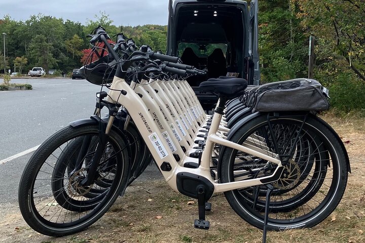 Alquiler de bicicletas eléctricas especializadas Premium del Parque Nacional de Acadia
