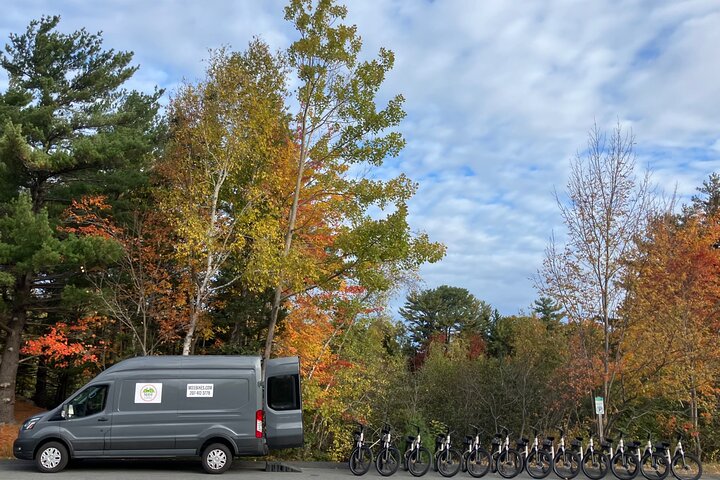 Alquiler de bicicletas eléctricas especializadas Premium del Parque Nacional de Acadia