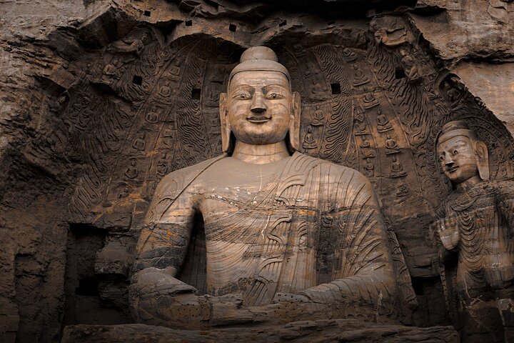 Datong 8 timmars charter Yungang Grottoes och hängande tempel