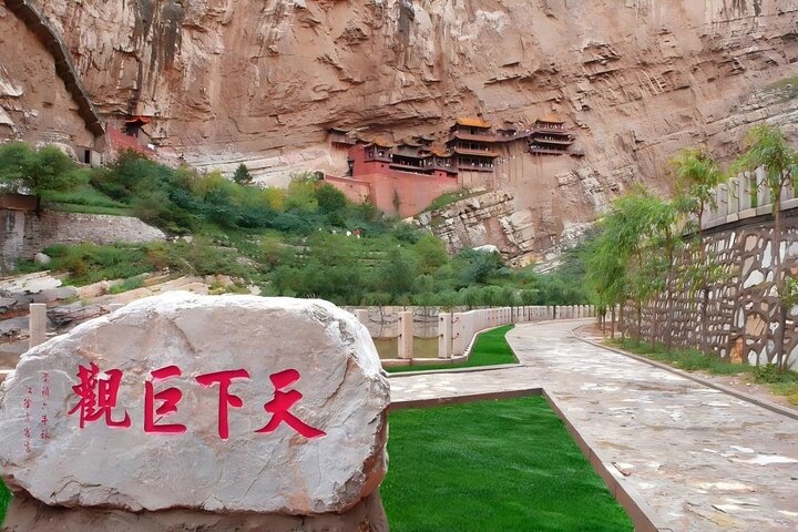 Datong 8 timmars charter Yungang Grottoes och hängande tempel