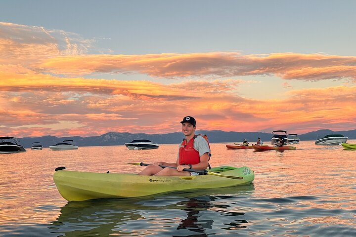 Sonnenuntergang Kajaktour in Tahoe City