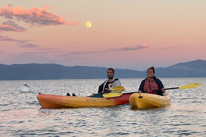 Sonnenuntergang Kajaktour in Tahoe City