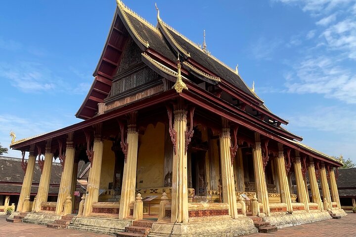 Landmärken i Vientiane och Kulturell fördjupningstur