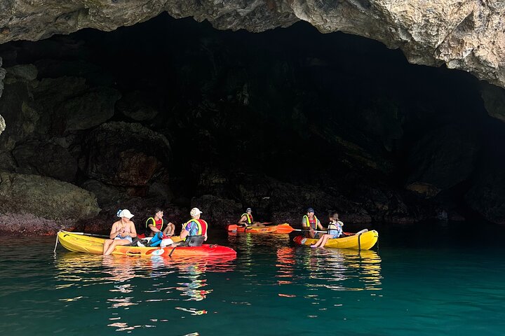 Kajak- og snorkeltur i Cerro Gordo Naturpark, La Herradura
