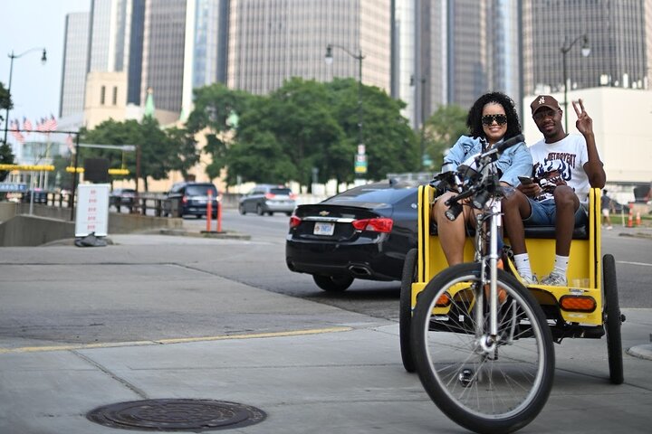 Detroit Begeleide Pedicab Tour Verken de stad in comfort